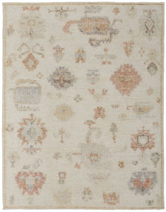 Grafton 69FLF Ivory/Orange/Gray Rug