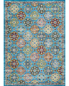 Gypsy Nameh Blue Topaz Area Rug