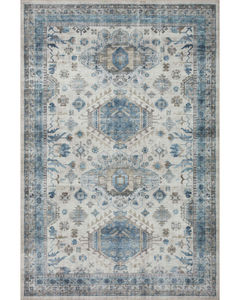 Heidi HEI-04 Ivory/Ocean Area Rug