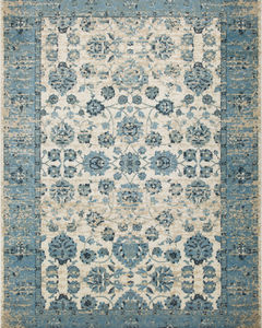 Heritage 9367 Ivory/Blue Elegance Area Rug