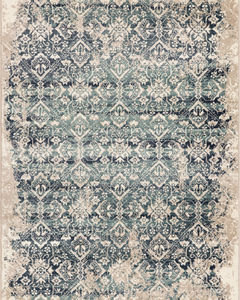 Heritage 9372 Ivory/Blue Anna Area Rug