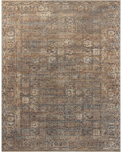 Heritage HER-07 Mocha/Denim Area Rug