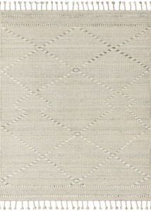 Iman IMA-03 Ivory/Lt. Grey Area Rug