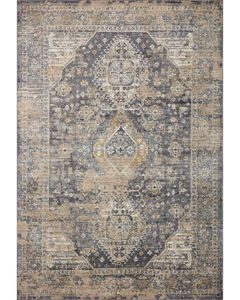 Indra INA-03 Charcoal/Natural Area Rug