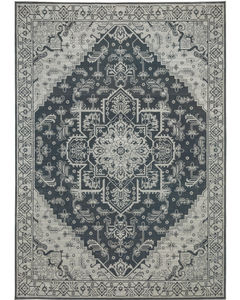 Intrigue INT07 Blue Area Rug