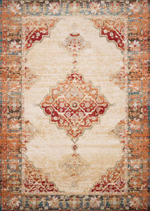 Isadora ISA-04 Ant. Ivory/Sunset Area Rug