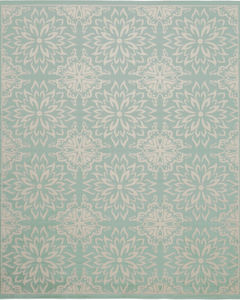 Jubilant JUB06 Ivory/Green Area Rug