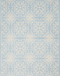 Jubilant JUB06 Ivory/Light Blue Area Rug