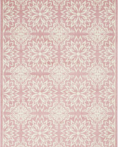 Jubilant JUB06 Ivory/Pink Area Rug
