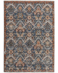 Kaia 39HRF Blue/Orange/Ivory Rug