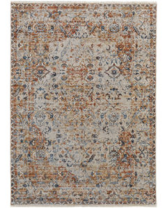 Kaia 39HVF Tan/Ivory/Orange Rug