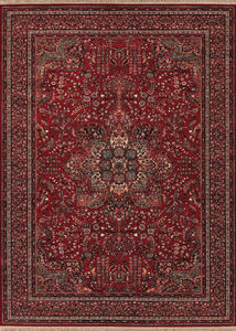 Kashimar All Over Medallion Red Rug