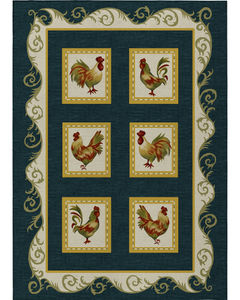 Kendall KE4 Black Area Rug