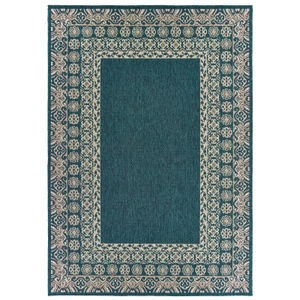 Latitude 1503b Blue/Grey Area Rug
