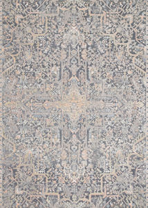 Lucia LUC-02 Charcoal/Multi Area Rug