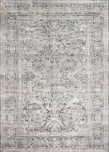 Lucia LUC-03 Steel/Ivory Area Rug