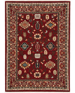 Lilihan 43s Red/Black Area Rug