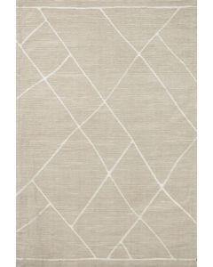 Logan LOG-01 Oatmeal/White Area Rug