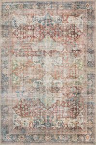 Loren LQ-14 Brick/Multi Area Rug