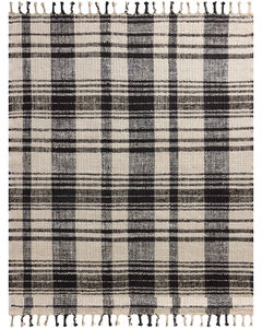 Louie LOE-04 Ivory/Black Area Rug