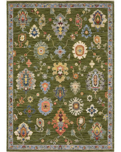 Lucca 2863E Green/Multi Area Rug