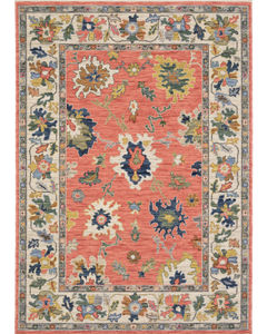 Lucca 2889B Pink/Multi Area Rug