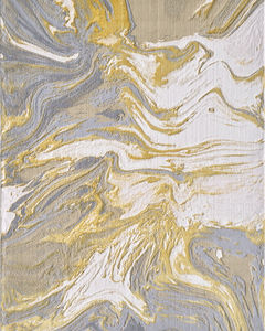 Luna Gold/Grey Watercolors Area Rug