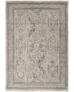 Lynx LNX01 Ivory/Grey/Blue Area Rug
