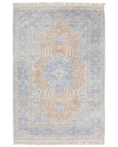 Malabar 45301 Blue/Red Area Rug