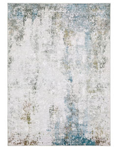 Malibu mal06 Ivory/Blue Area Rug
