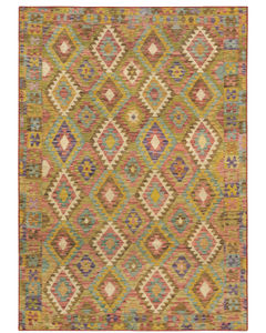 Malibu mal07 Gold/Multi Area Rug
