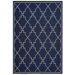 Marina 7765b Navy/Ivory Area Rug