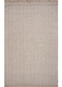 Maui 1343 Oatmeal Herringbone Area Rug