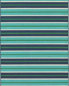 Meridian 9652f Blue/Green Area Rug