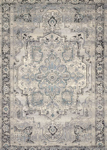 Mika MIK-01 Grey/Blue Area Rug