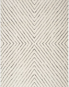 Modern Comfort MNC01 Ivory Black Area Rug