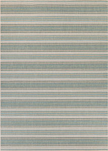 Monaco Marbella Blue Mist/Ivory Area Rug