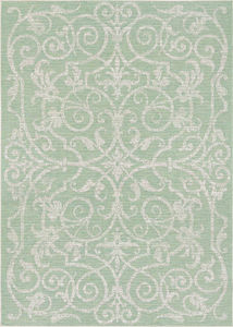 Monaco Summer Quay Ivory/Light Green Rug