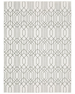 Montecito 4158w White/Grey Area Rug