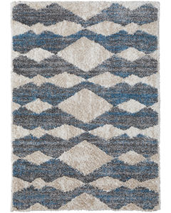 Mynka 39IFF Ivory/Gray/Blue Area Rug