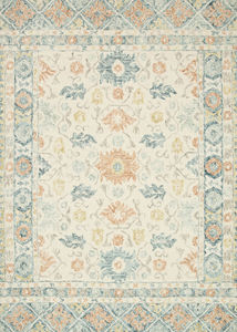 Norabel NOR-01 Ivory/Multi Area Rug