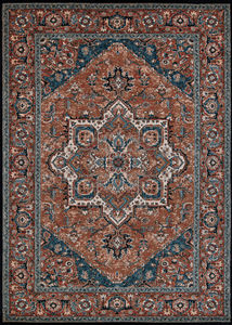 Old World Mashad Burnished Clay Rug