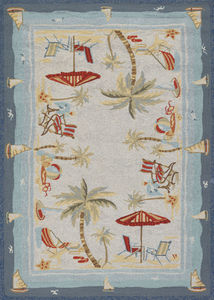 Outdoor Escape Pacific Heights Ocean Area Rug