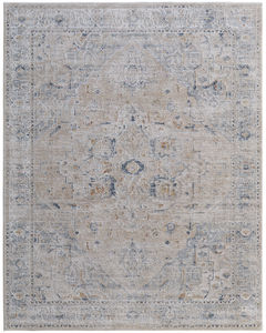 Pasha 39M5F Ivory/Taupe/Blue Rug