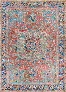 Pasha Heriz Ruby Area Rug
