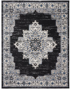Passion PSN03 Black Ivory Area Rug