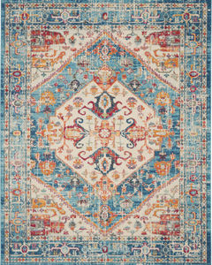 Passion PSN23 Ivory/Light Blue Area Rug