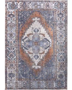 Percy 39AIF Blue/Ivory/Brown Rug