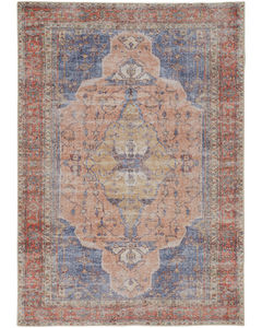 Percy 39APF Red/Tan/Blue Area Rug