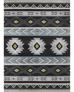 Phoenix PH3 Black Area Rug